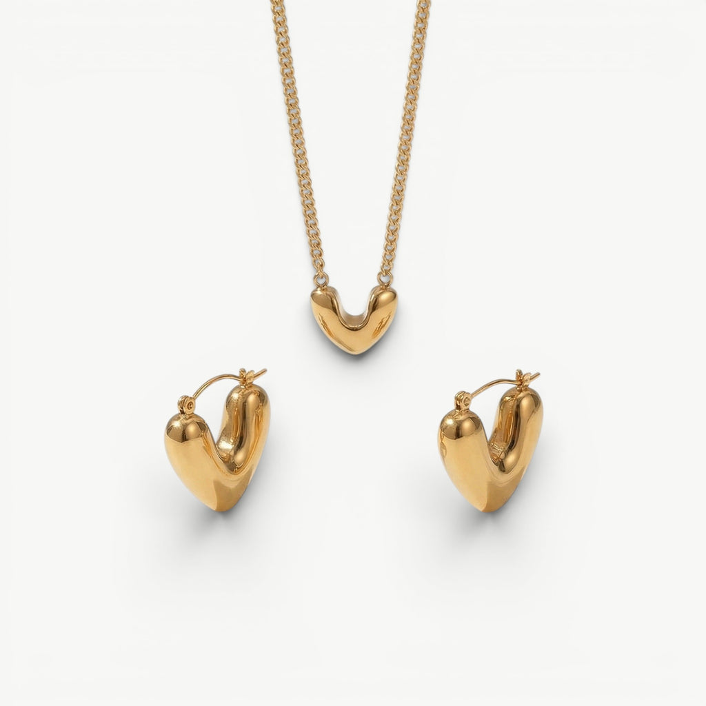 amethyst & sable aurea amour set in gold