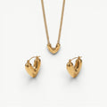 amethyst & sable aurea amour set in gold