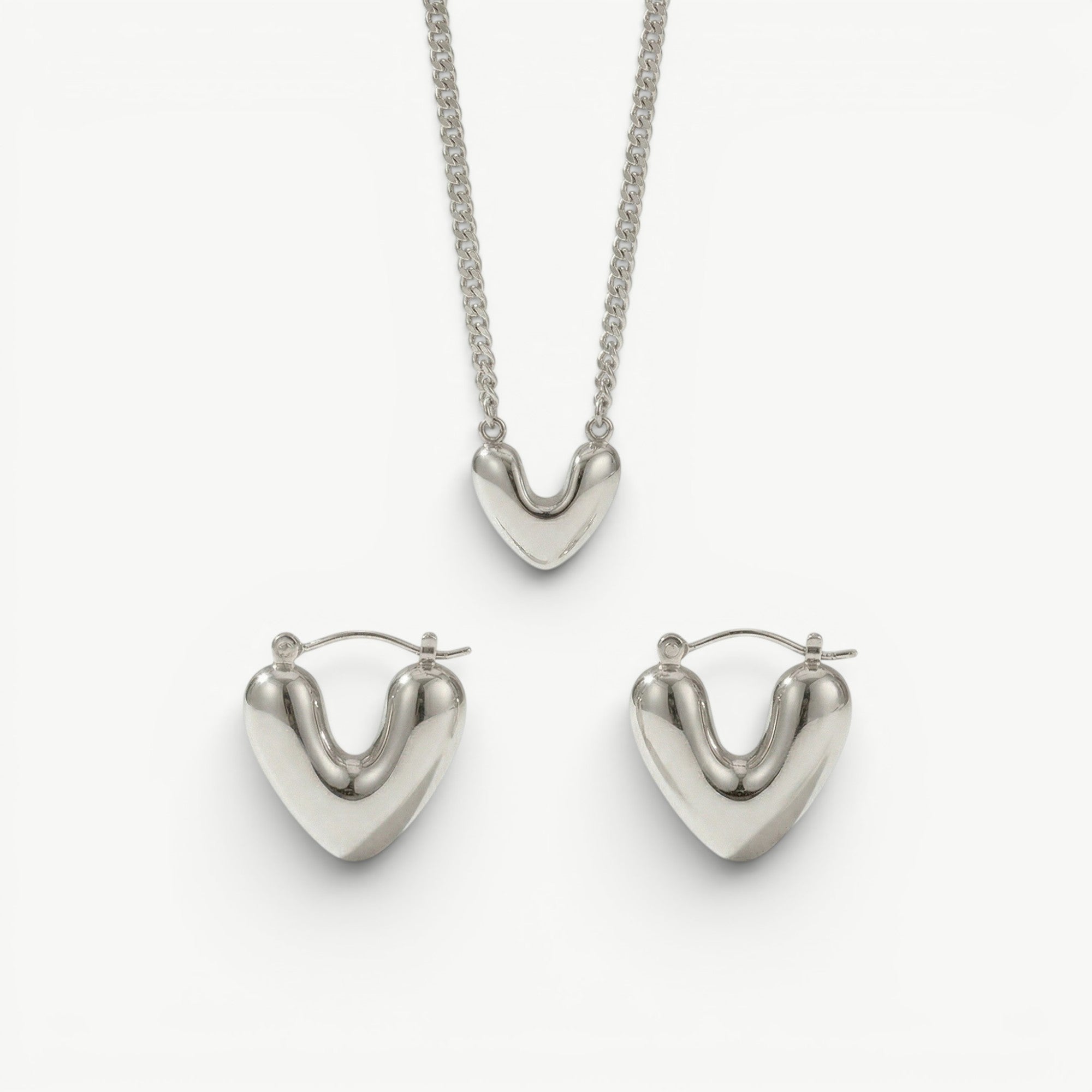amethyst & sable aurea amour set in silver