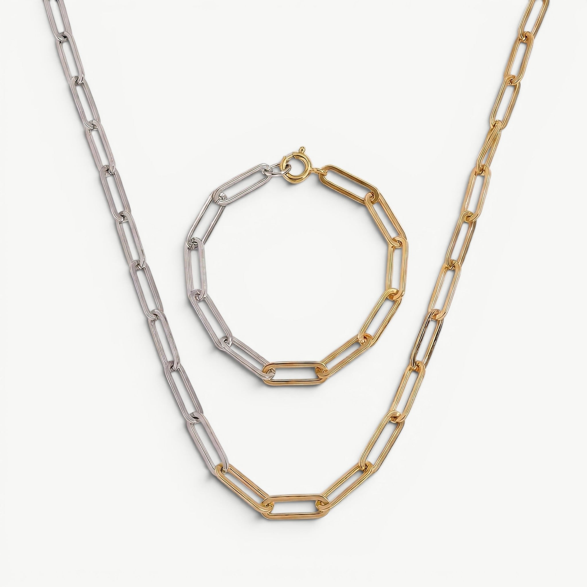 amethyst & sable axis cadence set in 18k gold and stainless steel