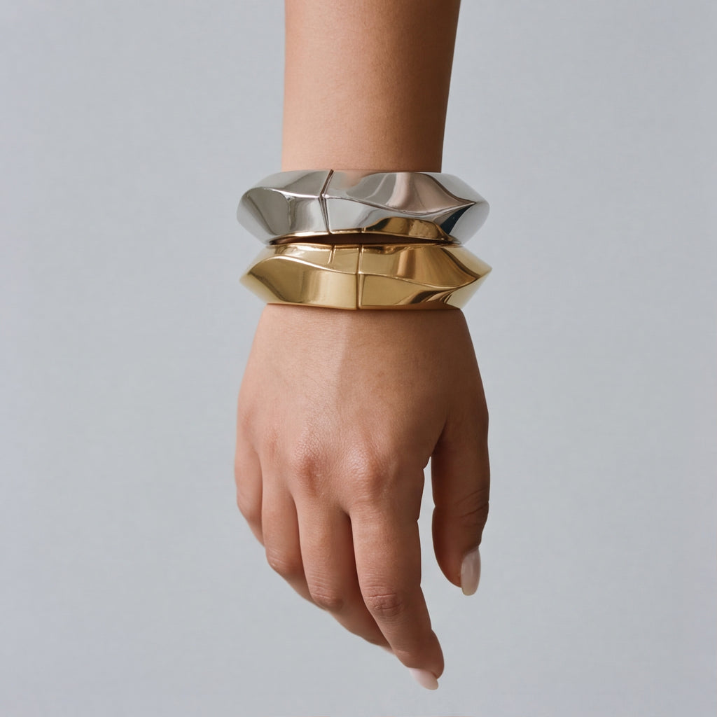 Axis Sculpt Bangle