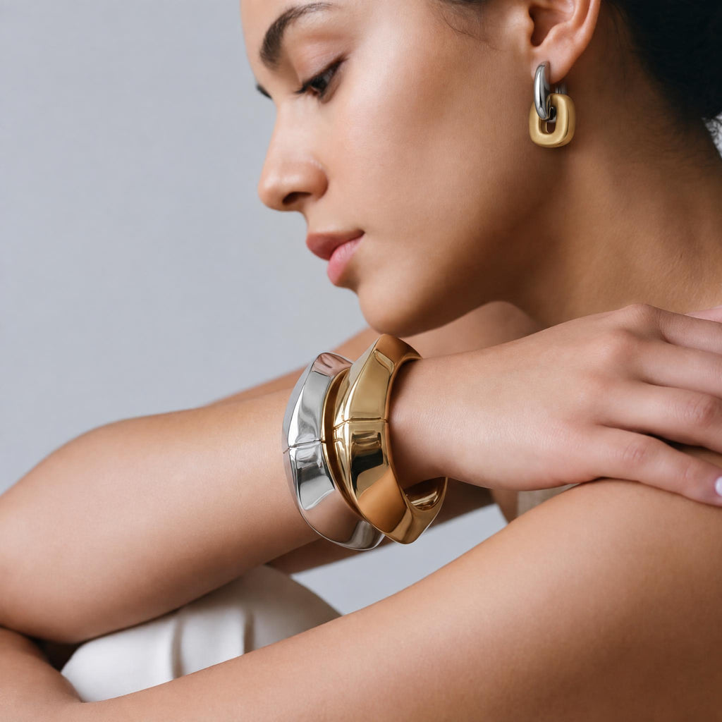Axis Sculpt Bangle