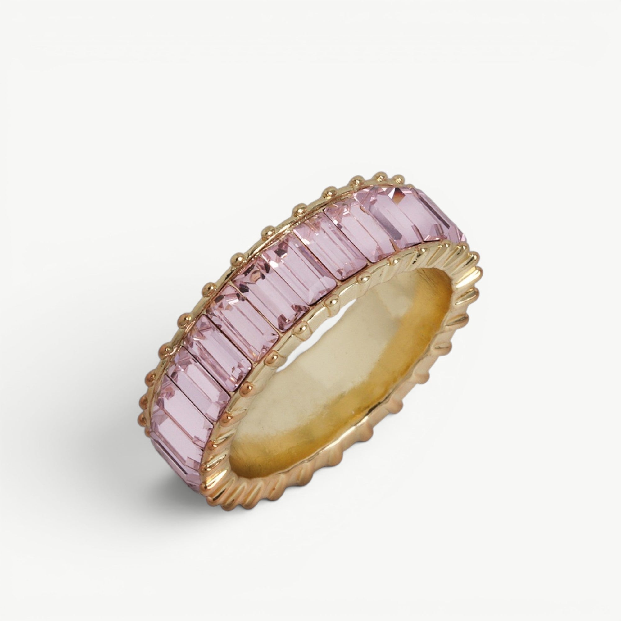 amethyst & sable soleil prism ring in bloom