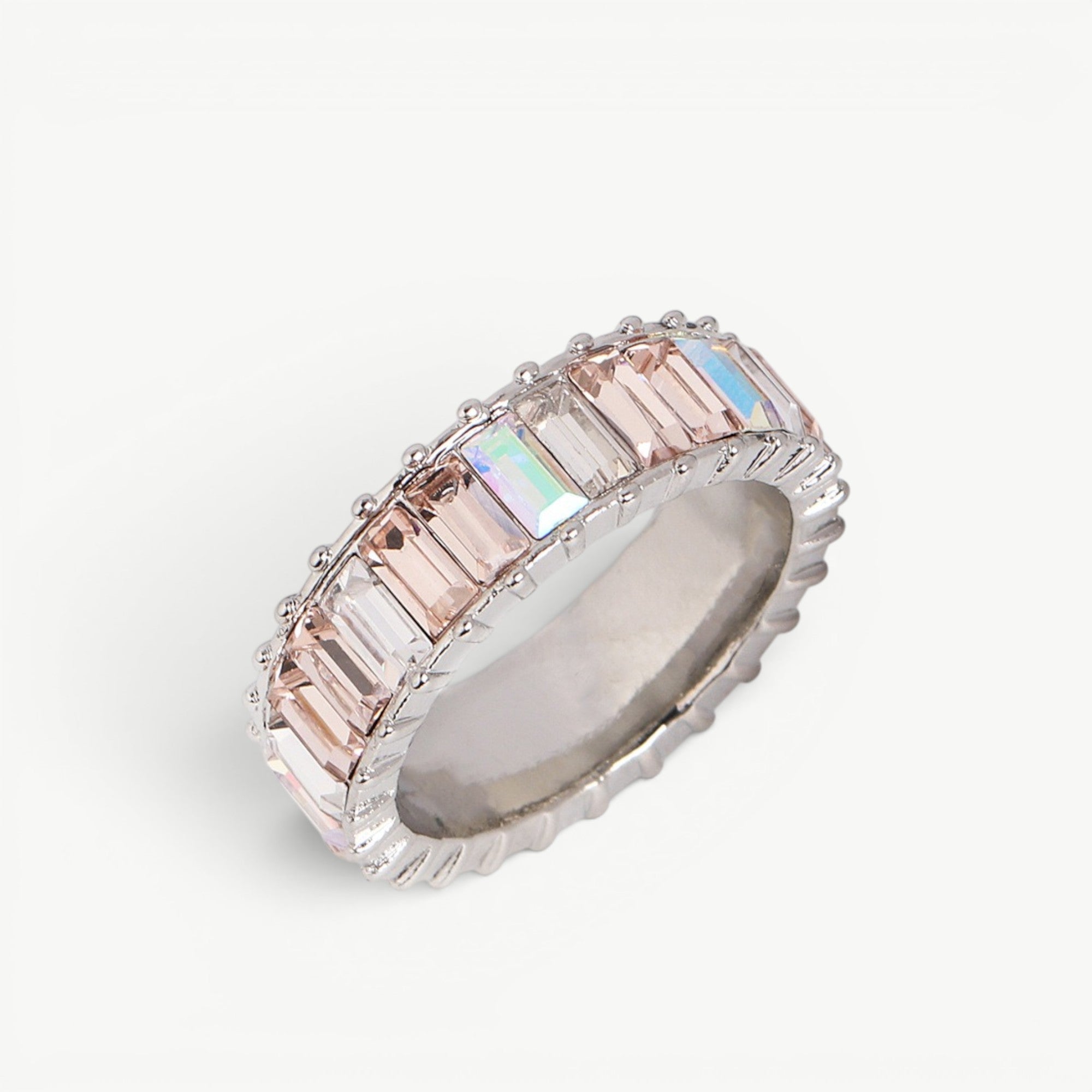 amethyst & sable soleil prism ring in halo