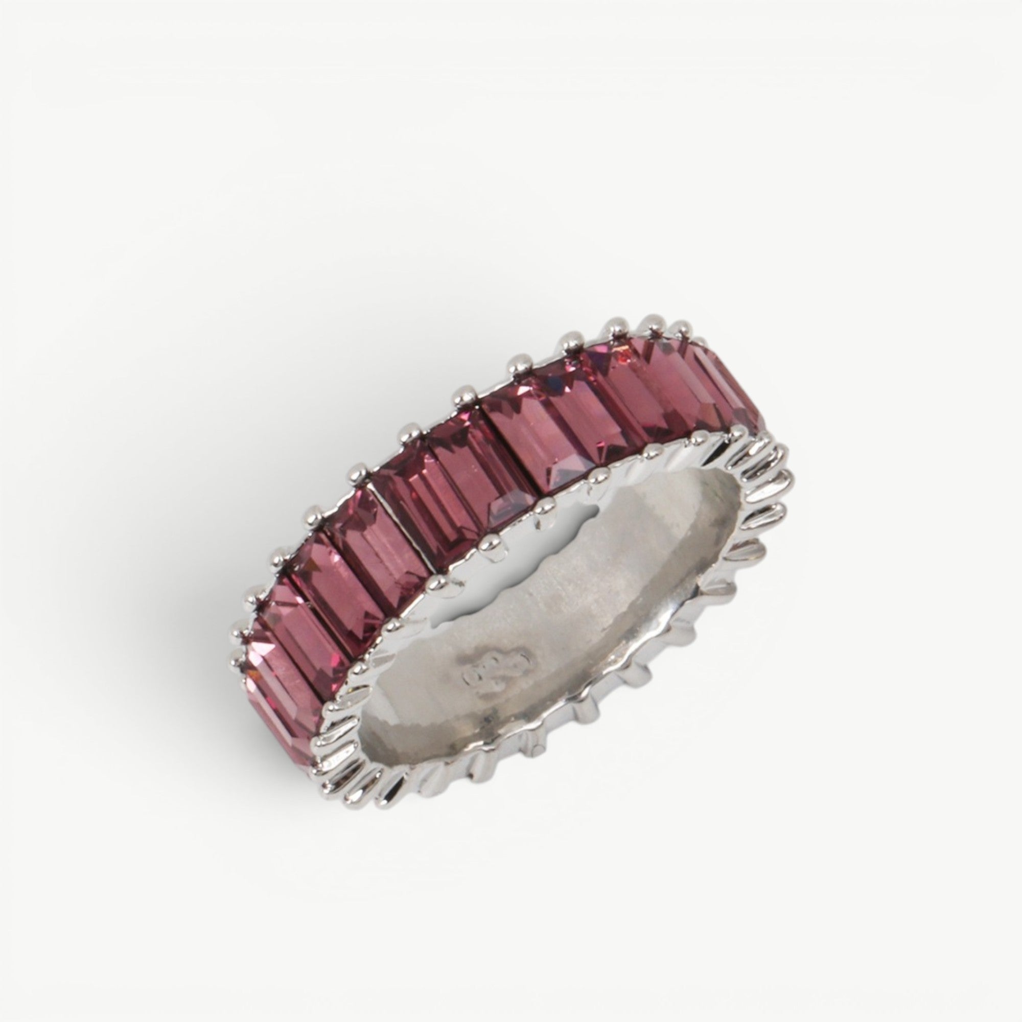 amethyst & sable soleil prism ring in merlot