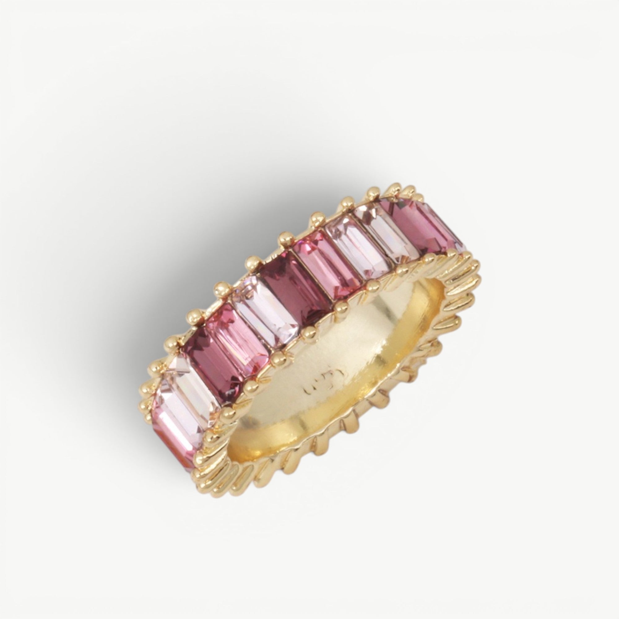 amethyst & sable soleil prism ring in petal
