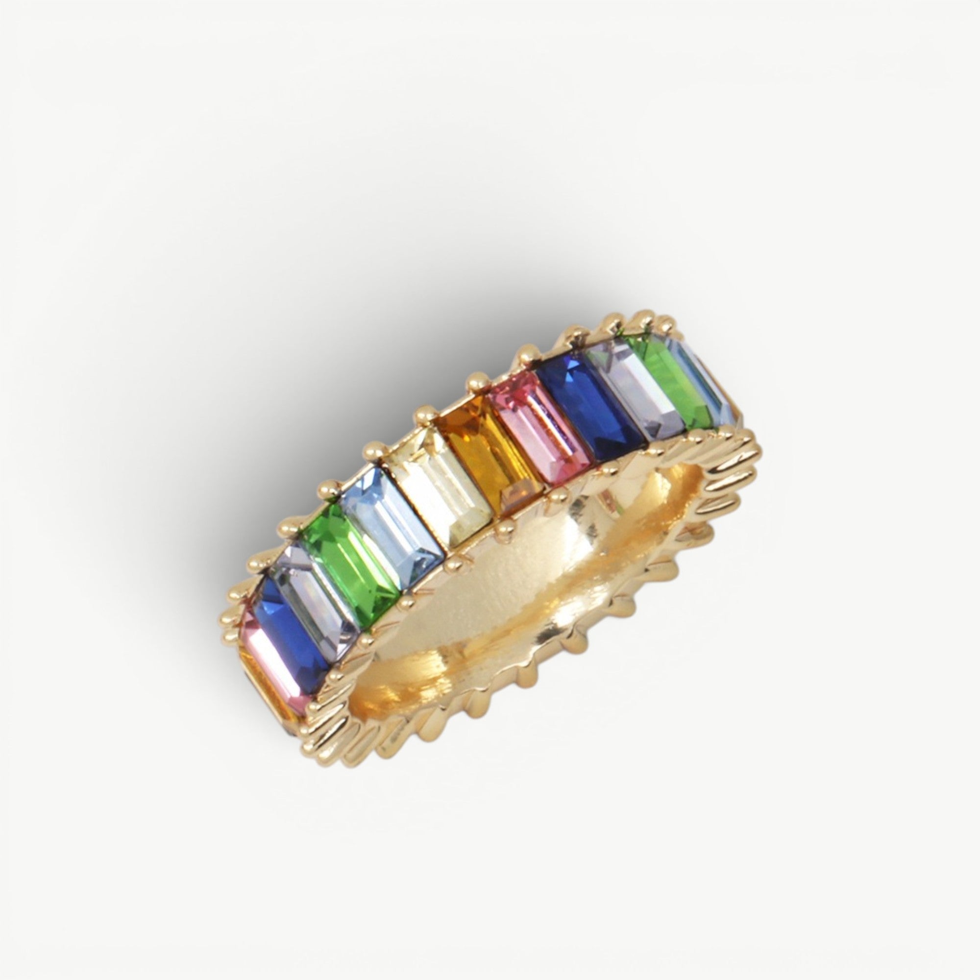 amethyst & sable soleil prism ring in radiance