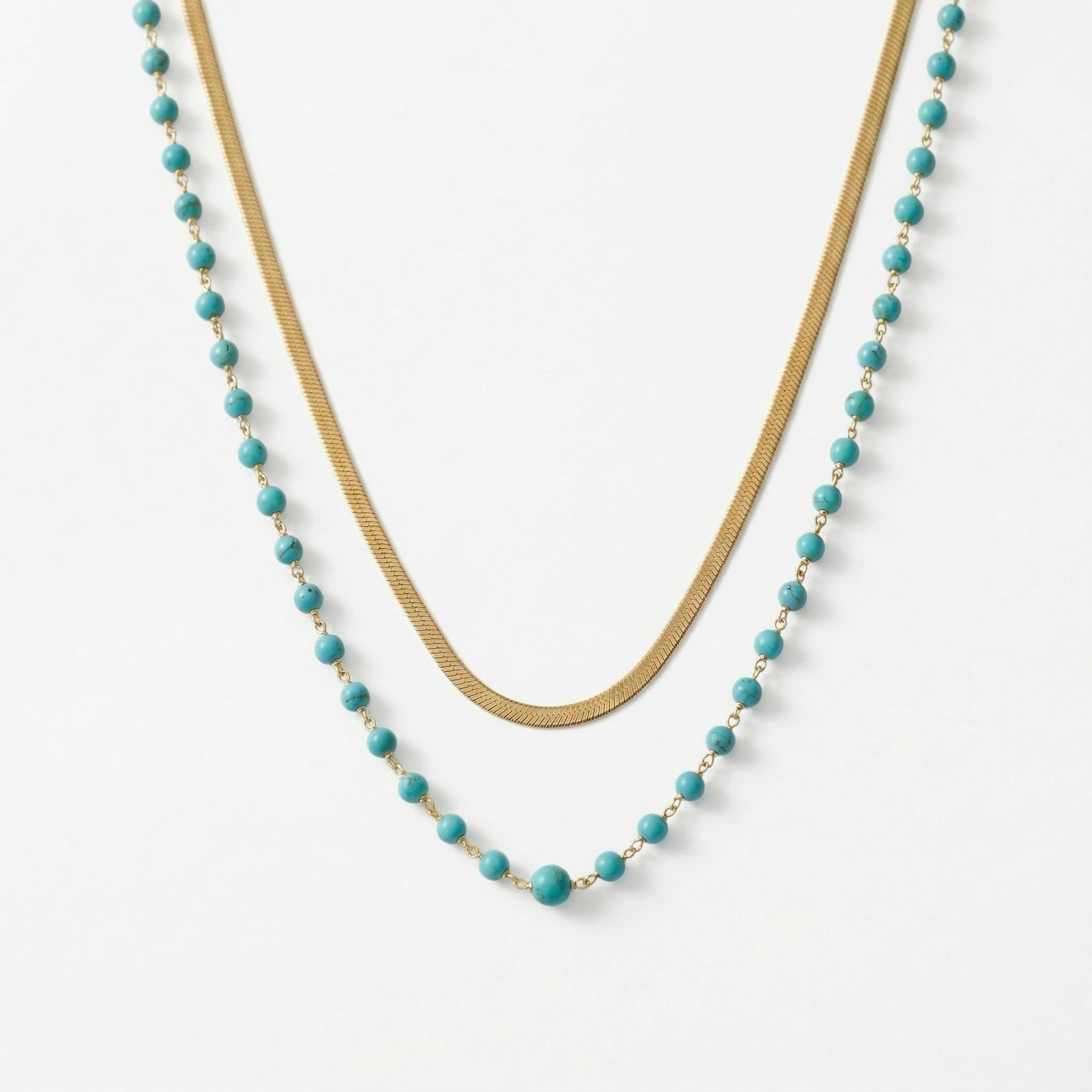 amethyst & sable calypso azure necklace in 18k gold